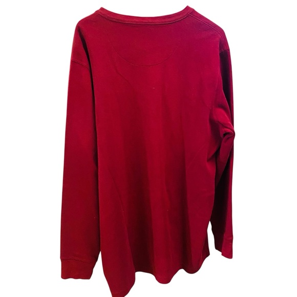 Lands End x Blake Shelton Burgundy Henley Size XXL - Picture 2 of 4